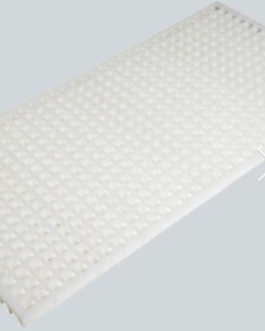 SLAT,4'X2',WHITE PLASTIC